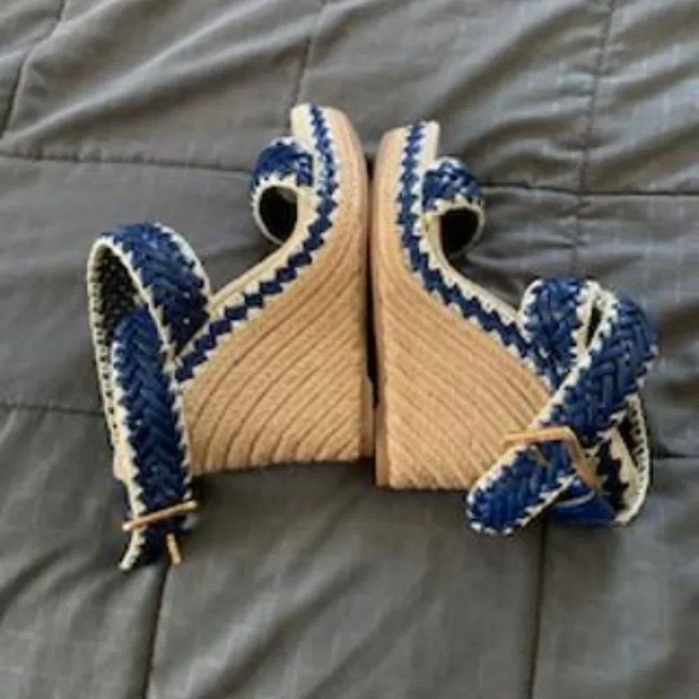 Tory Burch Lilah Cobalt /natural